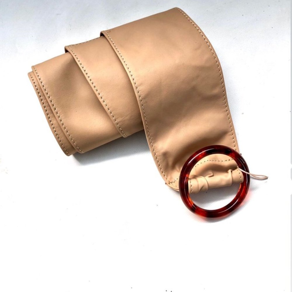 Genuine Soft Women's Handmade Leather Belt